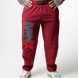 MNX Ribbed pantaloni Hammer, rosso