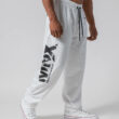 MNX Bodybuilding Classic Pantaloni, bianco