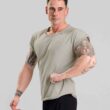 MNX Ripped T-shirt Athletic, taupe gray