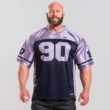 MNX Football jersey no. 90, grey & black
