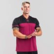 MNX T-shirt jersey, burgundy
