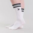 MNX Unisex Cotton socks, white & black