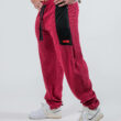 MNX Ribbed pantaloni Hammer 2.0, rosso