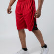 MNX Basketball mesh shorts, red