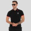 BOS basic polo T-shirt, black