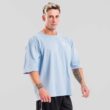 CQR Oversized t-shirt, light blue