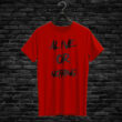 T-shirt ALIVE OR NOTHING, red