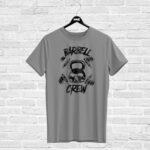 T-shirt BARBELL CREW, grey