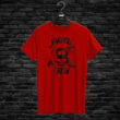 T-shirt BARBELL CREW, red