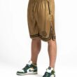 First CallOut Mesh basketball pantaloncini, oro