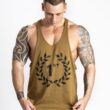 First CallOut Stringer tank top, gold