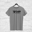 T-shirt BEAST, grey