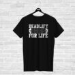 T-shirt DEADLIFT FOR LIFE, black