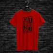 T-shirt EAT, SLEEP, LIFT, REPEAT, red