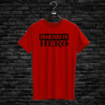 T-shirt FROM ZERO TO HERO, red