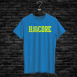 T-shirt 100% HARDCORE, blue