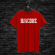 T-shirt 100% HARDCORE, red