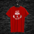 T-shirt LIFT AND ROAR, red