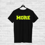 T-shirt MORE, black