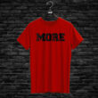T-shirt MORE, red