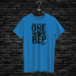 T-shirt ONE MORE REP, blue