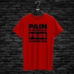 T-shirt PRIDE, red