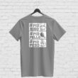 T-shirt PIÙ RISO, PIÙ POLLO, PIÙ PESSO, grey