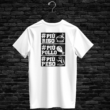 T-shirt PIÙ RISO, PIÙ POLLO, PIÙ PESSO, white