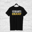 T-shirt CHAMP, black